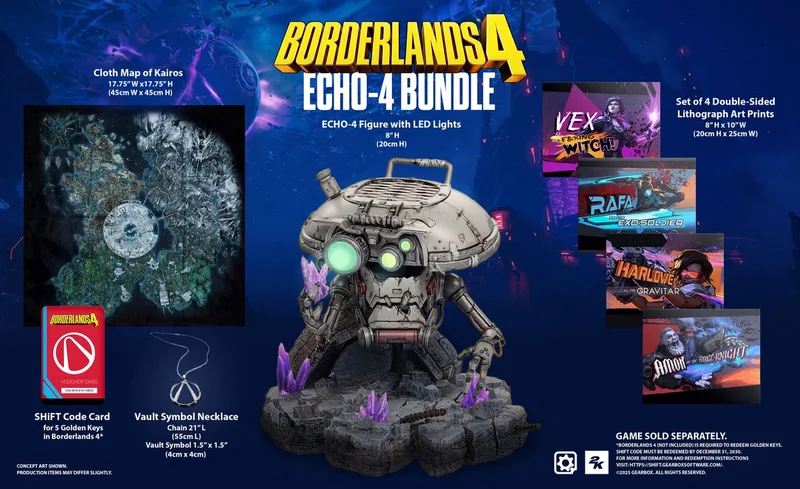 Borderlands 4 - Collector’s Edition Set - PS5 - Zonder spel de 2K, PS5 – jaquette