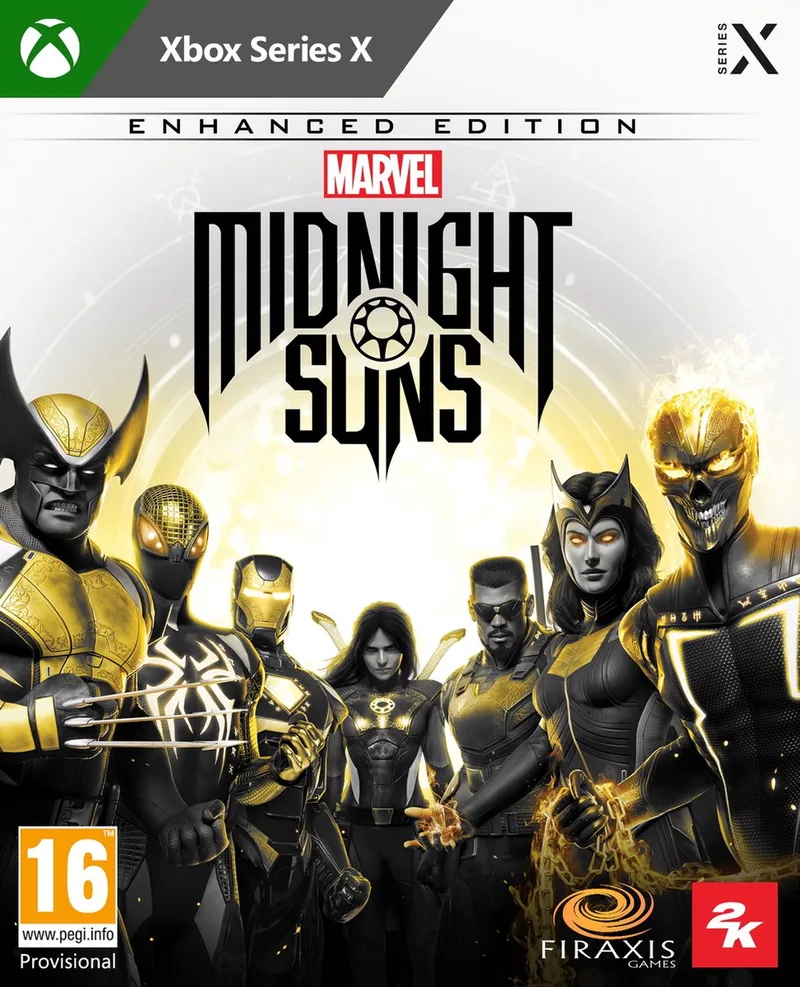 Marvel's Midnight Suns, Xbox Series X, T (Tiener), Fysieke media by 2K, Xbox Series X | S – cover