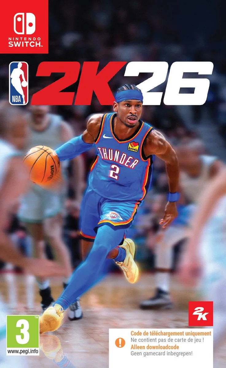 NBA 2K26 - Nintendo Switch - Code in Box van 2K, Nintendo Switch – cover