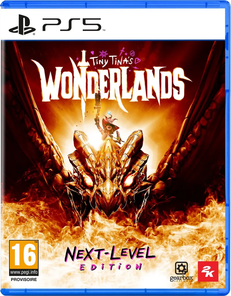 Tiny Tina's Wonderlands Next-Level Edition de 2K, PS5 – jaquette