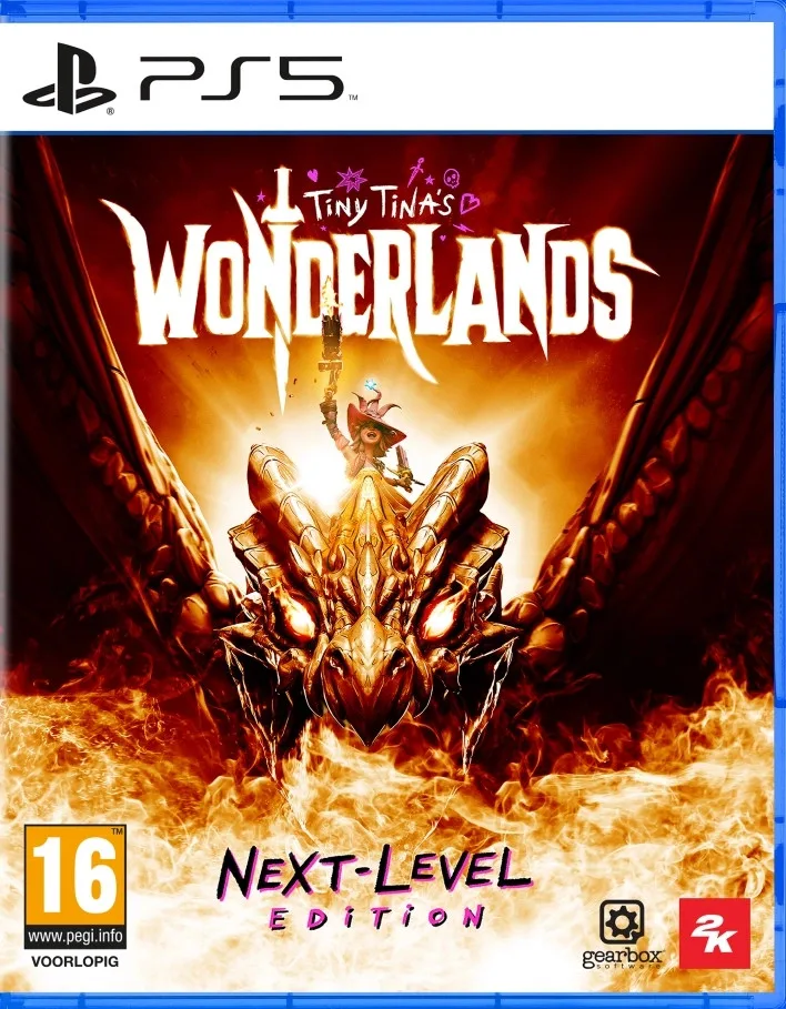 Tiny Tina's Wonderlands Next-Level Edition (verpakking Duits, game Engels)) by 2K, PS5 – cover