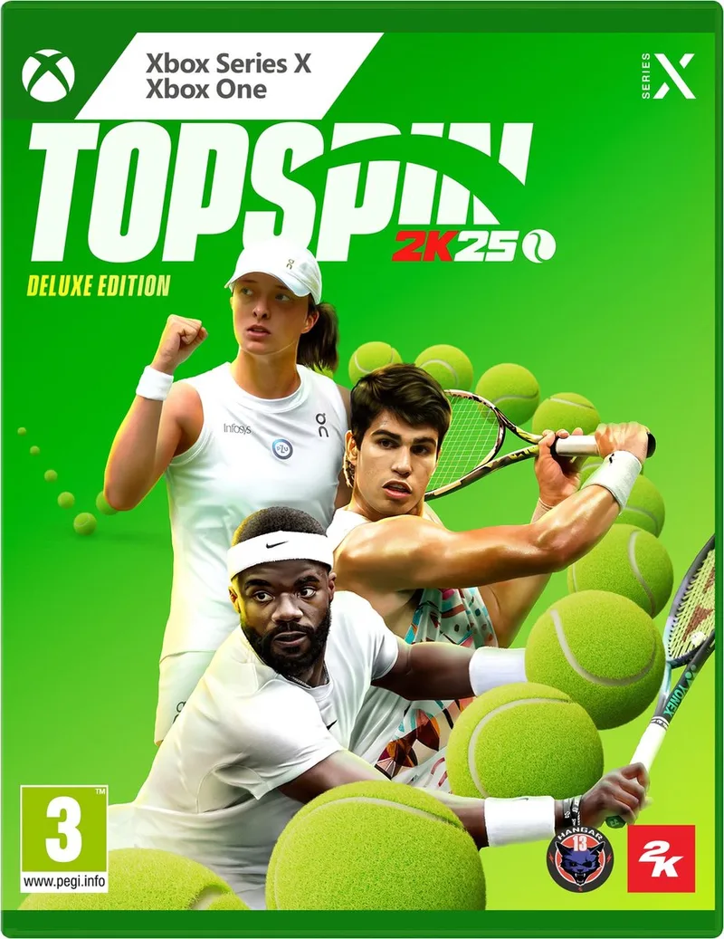 TopSpin 2K25 - Deluxe Edition van 2K, Xbox Series X | S – cover