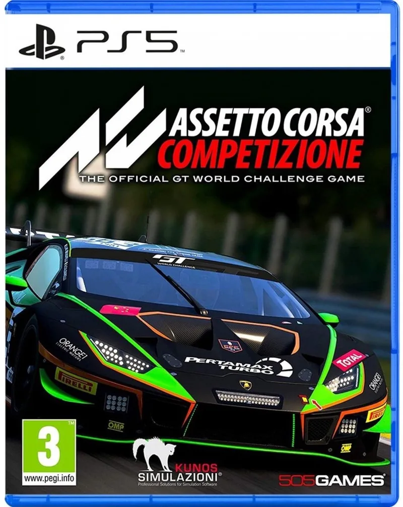 Assetto Corsa Competizione van 505 Games, PS5 – cover