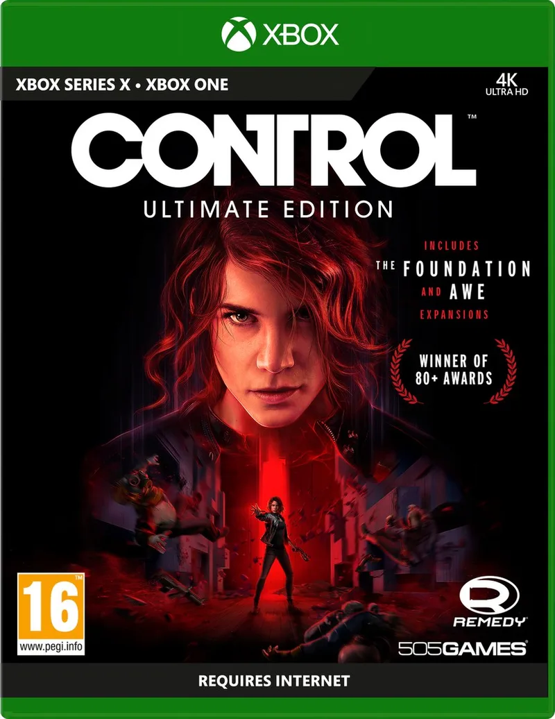 Control Ultimate Edition van 505 Games, Xbox Series X | S – cover