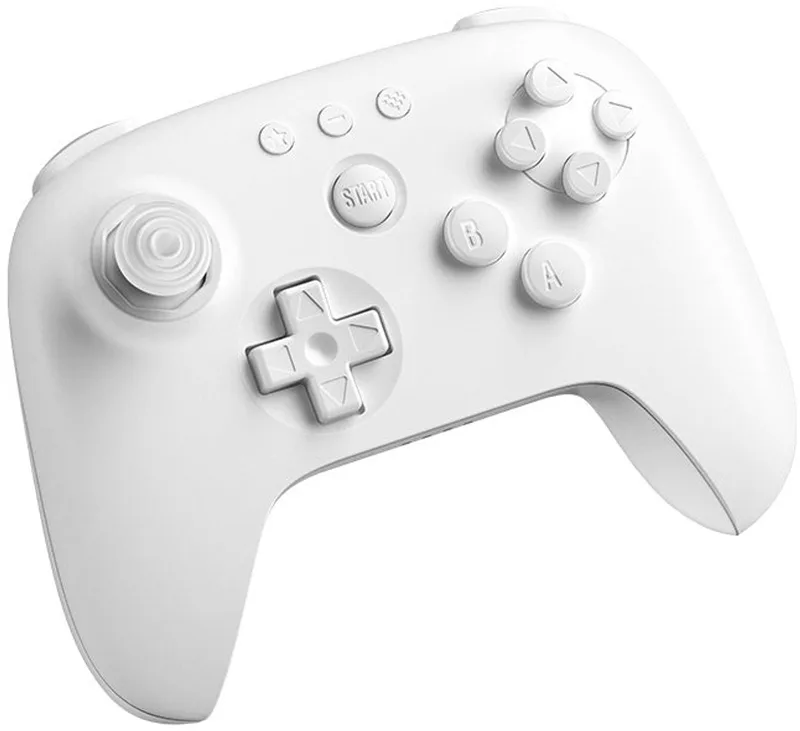 8Bitdo 64 Bluetooth Bluetooth/USB Gamepad Analoog Android, Nintendo Switch, Nintendo Switch 2, PC van 8BitDo, Wit – cover