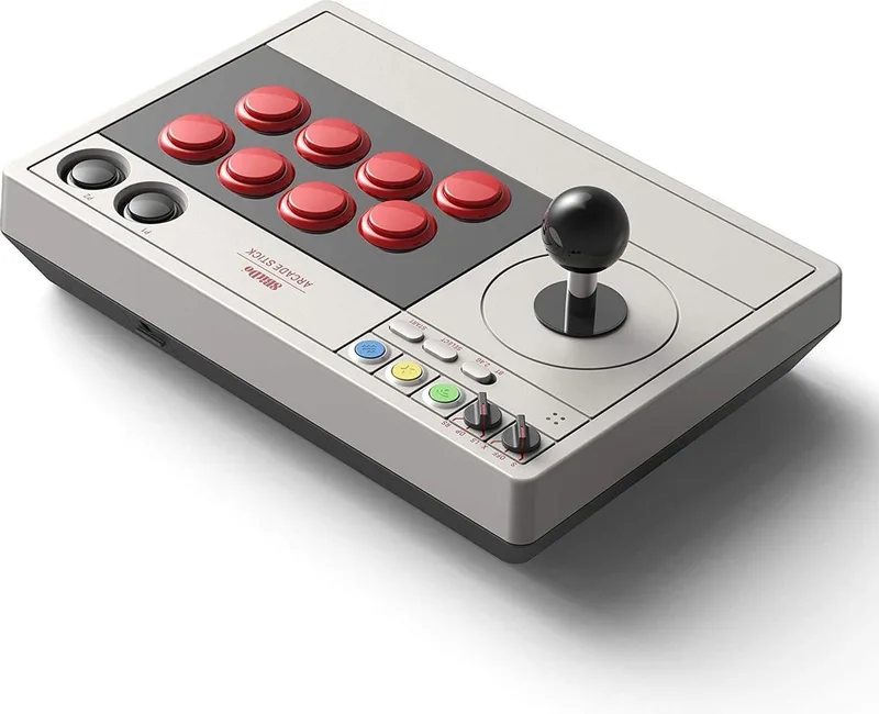 Arcade Stick - Nintendo Switch, Windows, Steam van 8BitDo, Grijs – cover