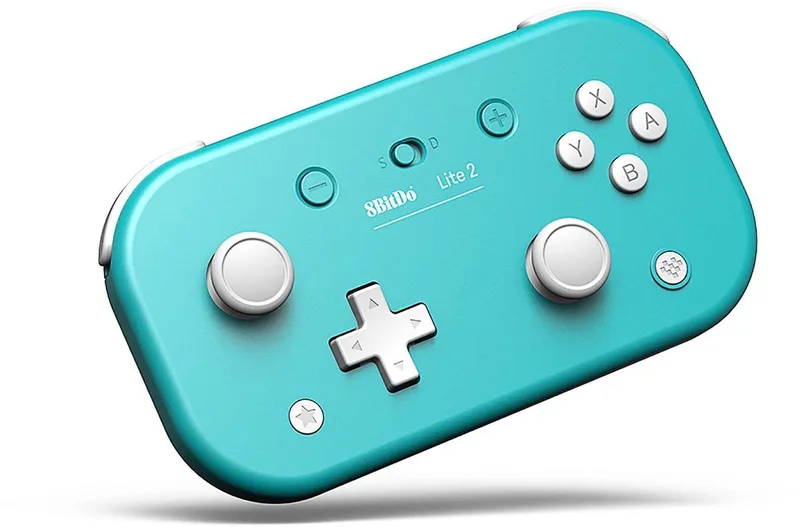 Lite 2 Bluetooth/USB Gamepad Analoog/digitaal Android, Nintendo Switch, Nintendo Switch Lite de 8BitDo, Turquoise – jaquette