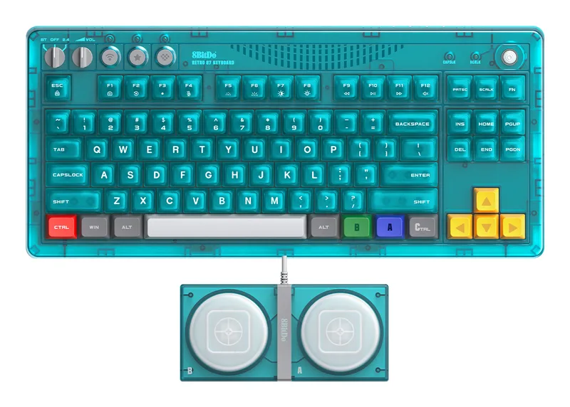 Mechanical Clear Blue - Toetsenbord van 8BitDo – cover