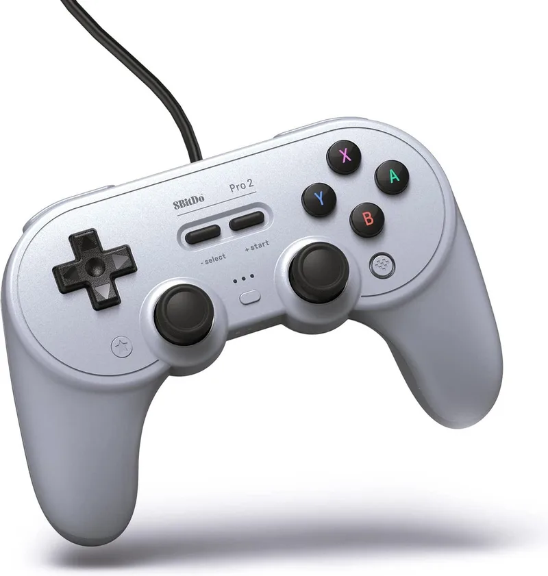 Pro 2 Wired Gamepad (Gray Edition) van 8BitDo – cover