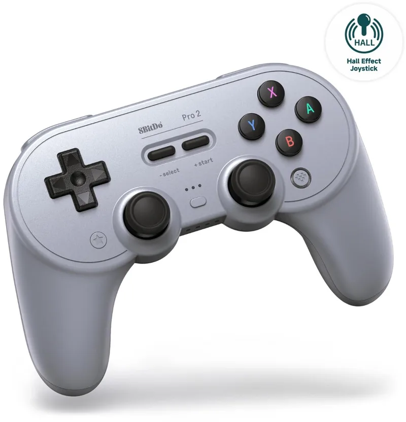 PRO 2 - Wireless Gamepad - Hall Edition - Grey Multi van 8BitDo, Grijs – cover