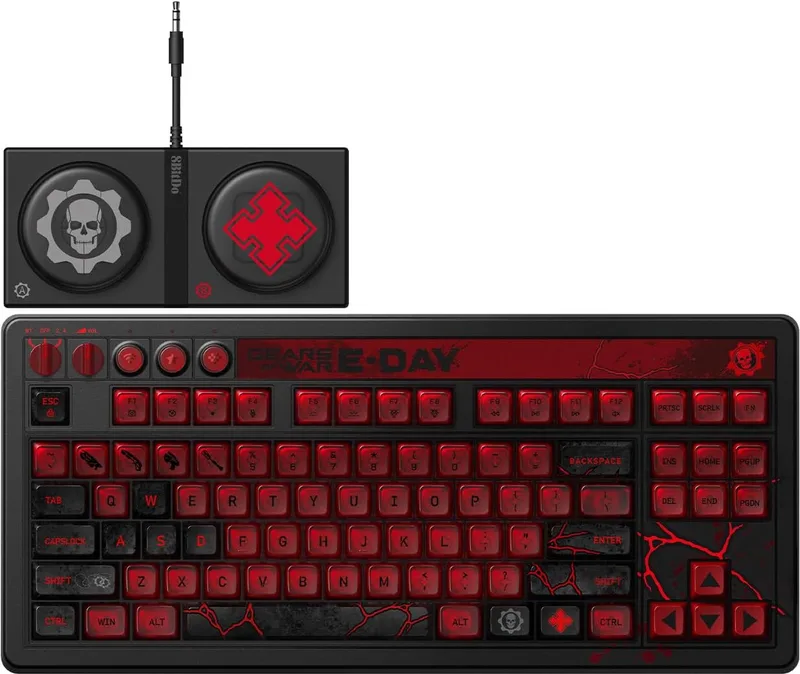 Retro 108 Mechanical Keyboard Gears of War: E-Day Edition by 8BitDo – cover