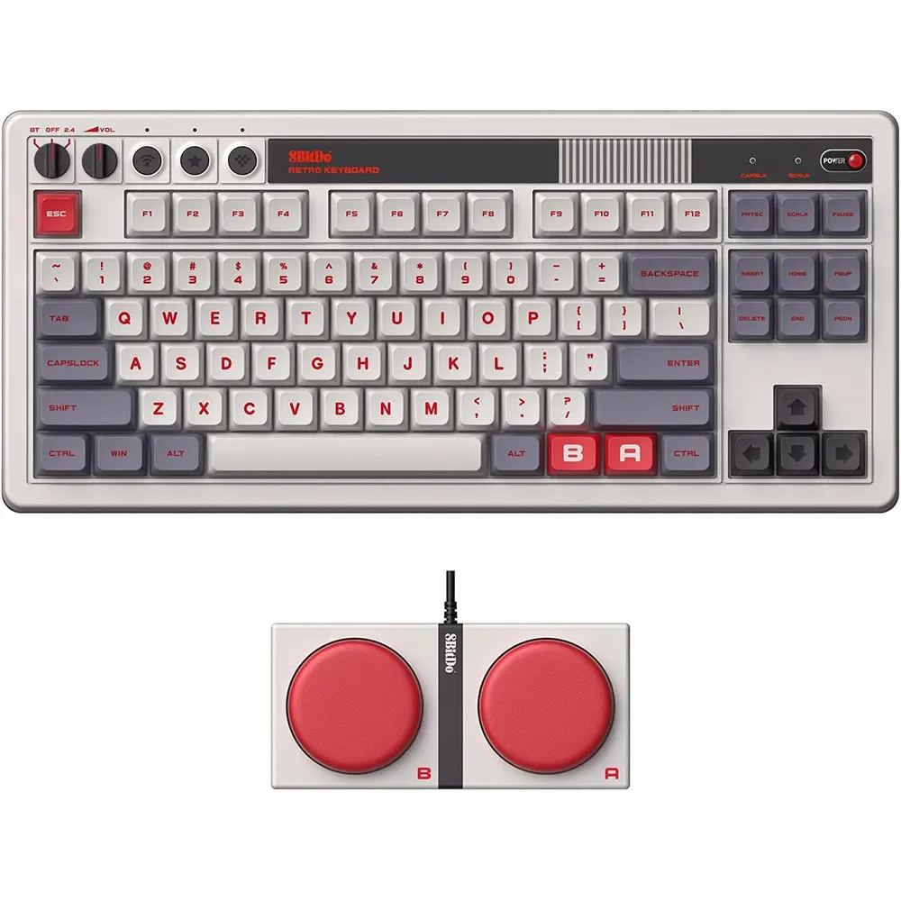 Retro Gaming Mechanisch Toetsenbord by 8BitDo – cover