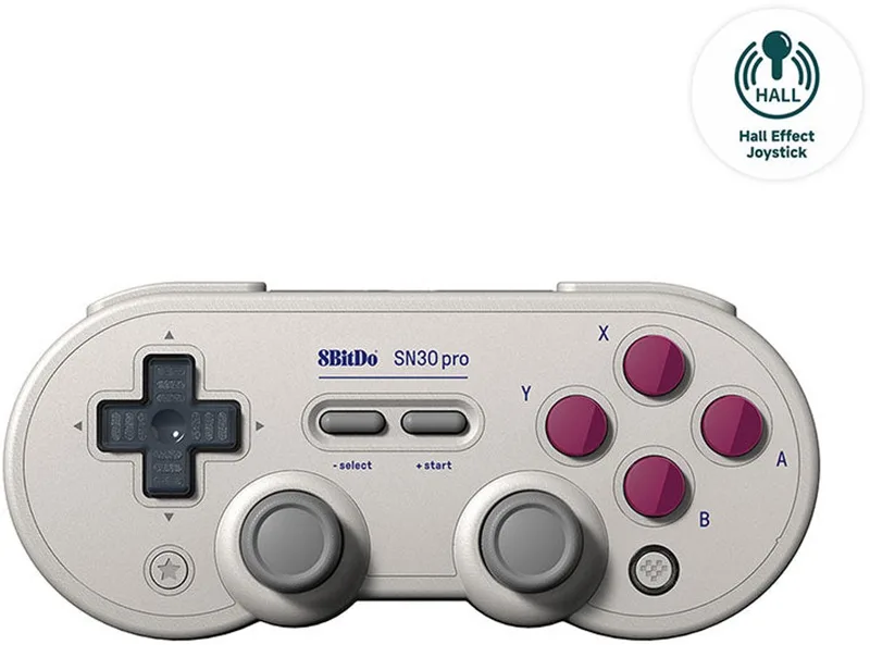 SN30 Pro bezprzewodowy gamepad (joystick z efektem Halla) - G Classic Edition - Nintendo Switch de 8BitDo – jaquette
