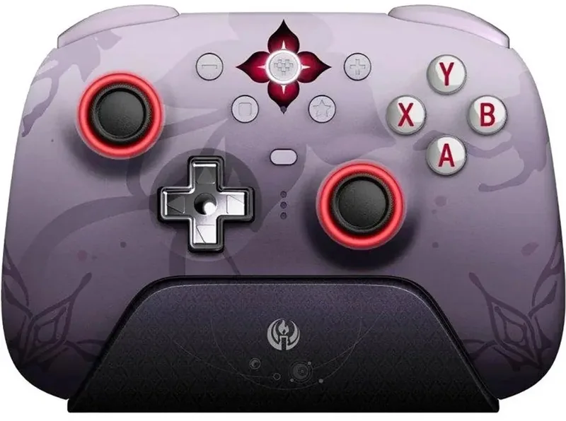 Ultimate 2 Wireless Controller – Honkai: Star Rail – Evernight – Paars – Gaming Controller van 8BitDo, Zwart – cover