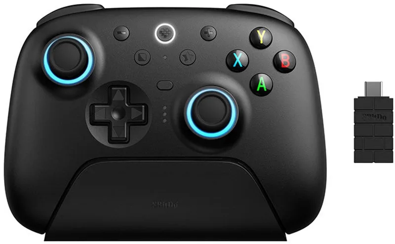 Ultimate 2 Wireless Gampad - 2.4GHz - RGB de 8BitDo, Noir – jaquette