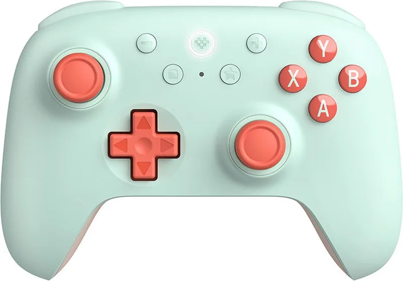 Ultimate 2C Wireless Mint - Controller 2.4GHz - Bluetooth - USB - Android, PC - Mint van 8BitDo, Muntkleur – cover