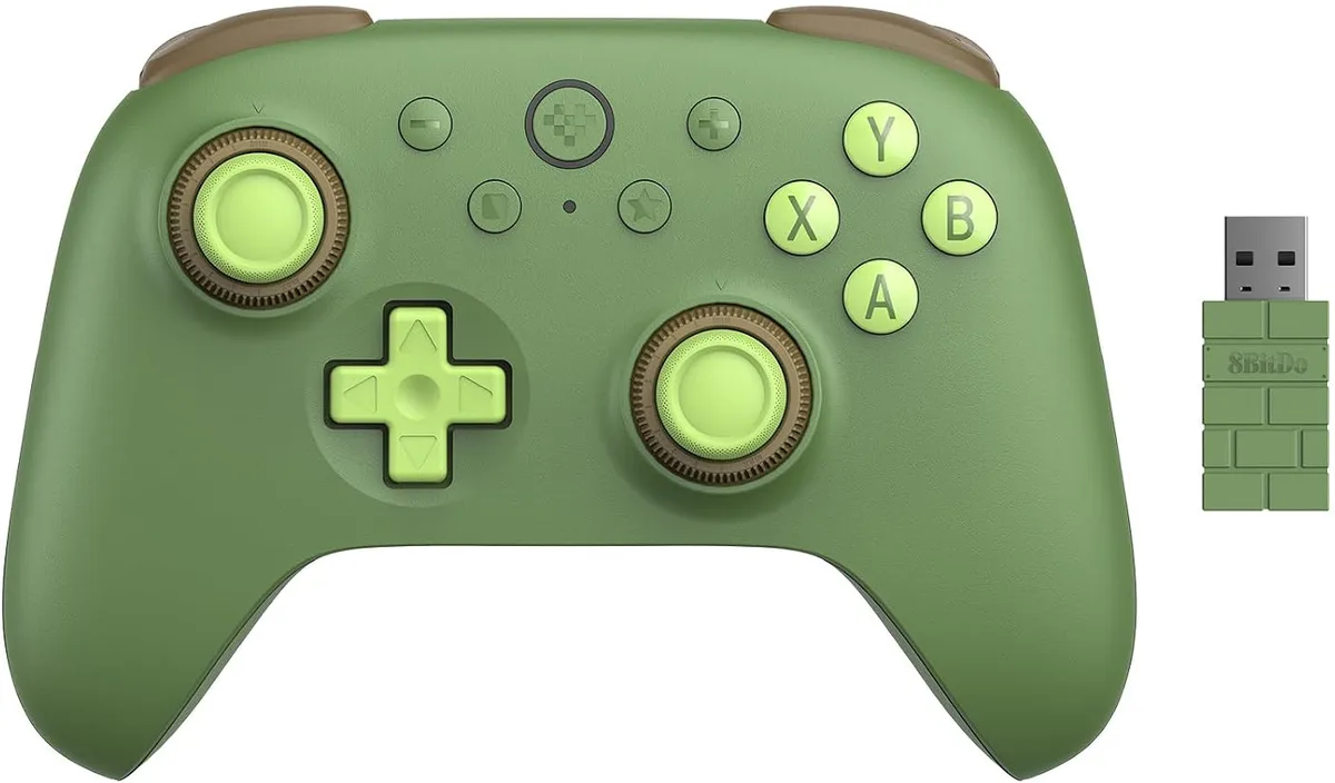 Ultimate 3C+ Wireless Controller - Avocado Green by 8BitDo – cover