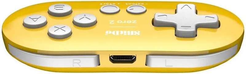Zero 2 Mini Bluetooth Gamepad van 8BitDo, Geel – cover