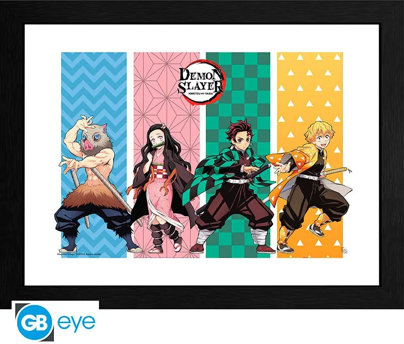 Demon Slayer Framed Print - Group by ABYstyle – cover