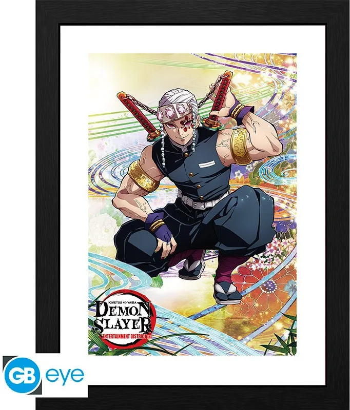 Demon Slayer Framed Print - Tengen van ABYstyle – cover