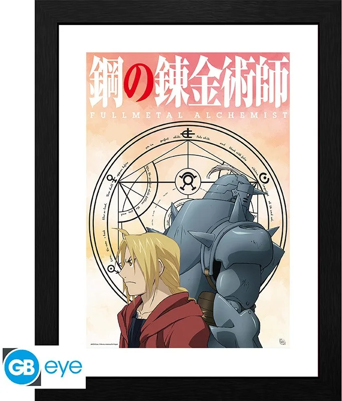 Fullmetal Alchemist Framed Print - Elric Brothers van ABYstyle – cover