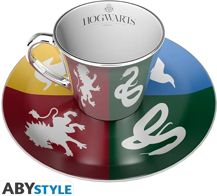 Harry Potter - Houses Mirror Mug & Plate Set van ABYstyle – cover