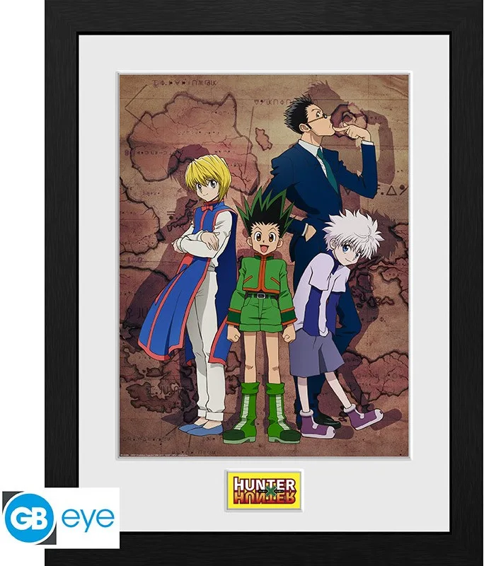 Hunter X Hunter Framed Print - Key Art Map by ABYstyle – cover