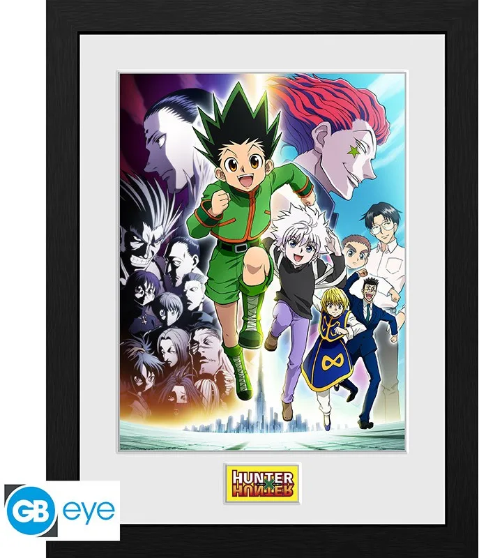 Hunter X Hunter Framed Print - Key Art Running van ABYstyle – cover