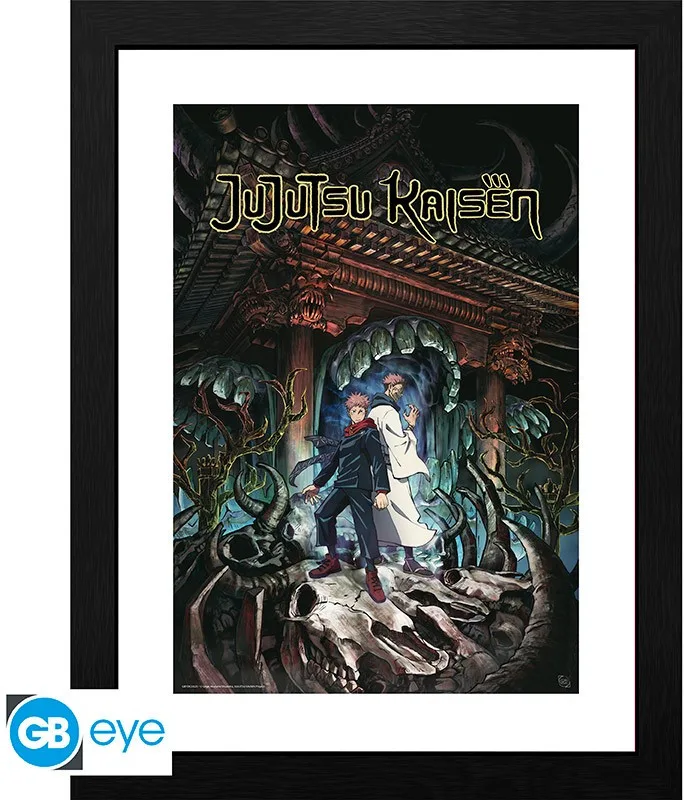 Jutjutsu Kaisen Framed Print - Itadori & Sakuna by ABYstyle – cover