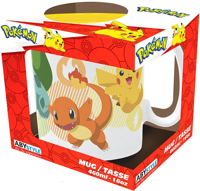 Pokemon Mug - Pikachu and Starters by ABYstyle – cover