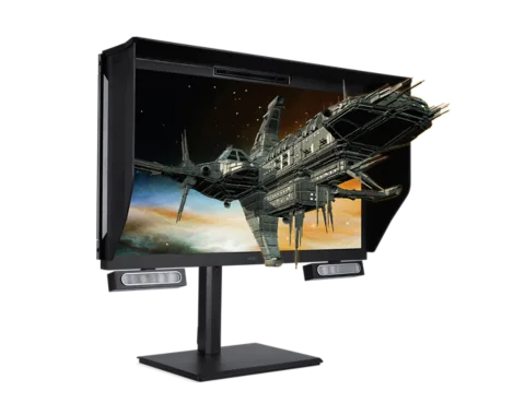 27" Acer SpatialLabs View Pro 27 ASV27 - 3840x2160 (4K) - 160Hz - AHVA de Acer, Noir – jaquette 4 sur 4