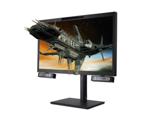 27" Acer SpatialLabs View Pro 27 ASV27 - 3840x2160 (4K) - 160Hz - AHVA de Acer, Noir – jaquette 2 sur 4