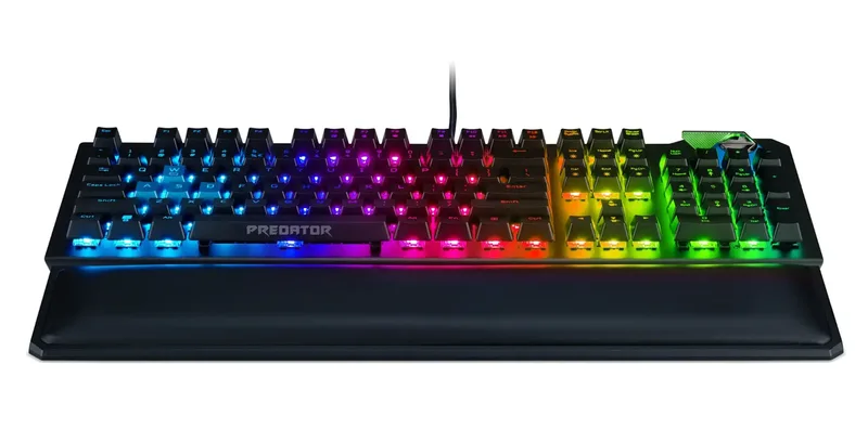 Aethon 700 Keyboard – Gaming Toetsenbord –Bedraad – RGB Verlichting – US Qwerty by Acer, Black, US – cover 3 of 5