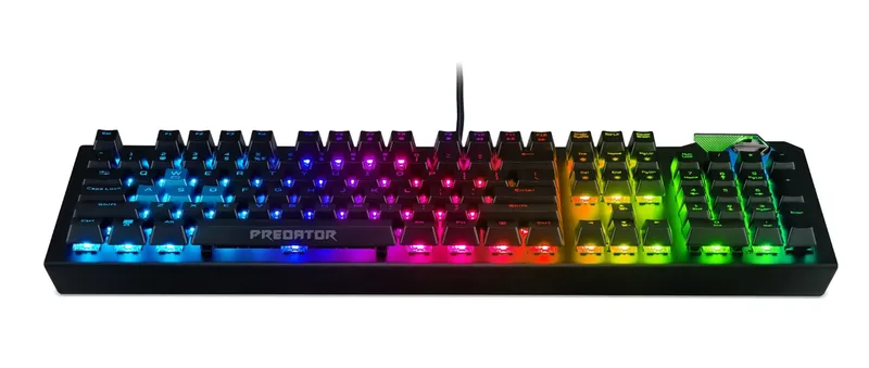 Aethon 700 Keyboard – Gaming Toetsenbord –Bedraad – RGB Verlichting – US Qwerty by Acer, Black, US – cover 4 of 5