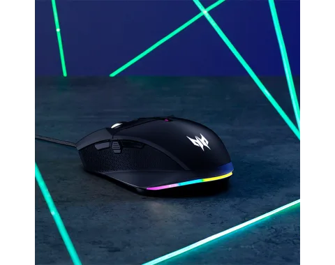 Cestus 335 Gaming Mouse – Gaming Muis – 19.000 DPI – Verlichting – USB Bedraad – Ergonomisch by Acer, Black – cover 4 of 5