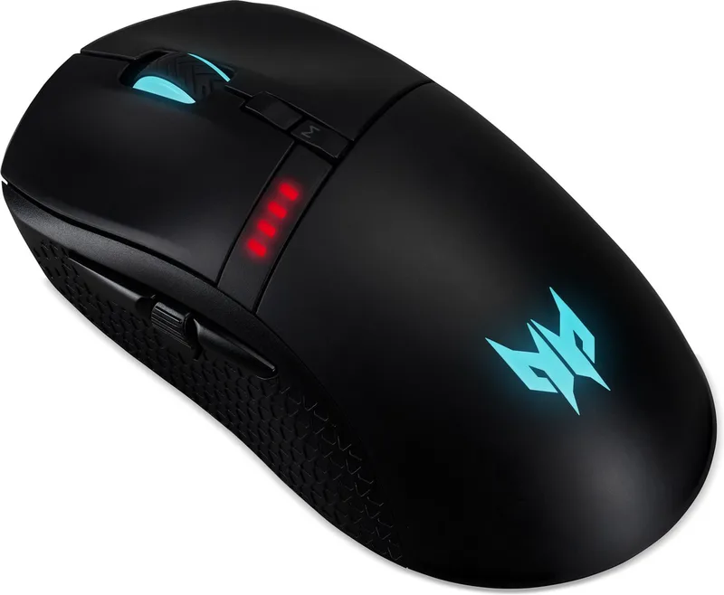 Cestus 350 muis Gamen Rechtshandig RF Wireless + USB Type-C Optisch 16000 DPI de Acer, Noir – jaquette