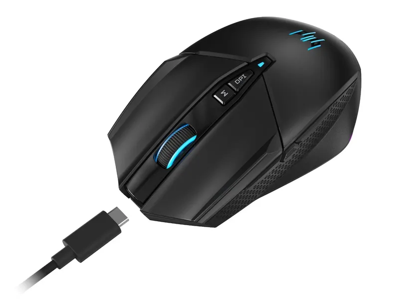 Cestus 535 muis Gamen Ambidextrous RF-draadloos + Bluetooth Optisch 30000 DPI van Acer, Zwart – cover 2 van 5
