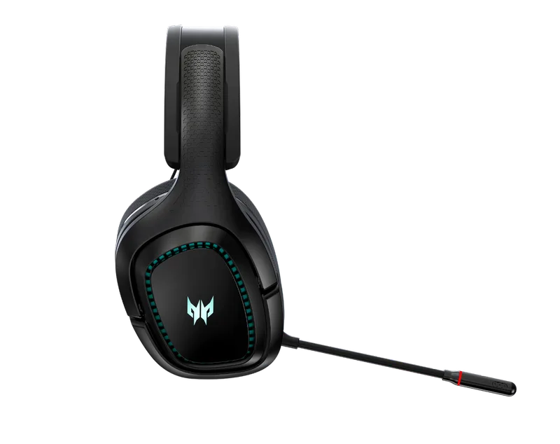 Galea 550 - Gaming Headset - Draadloos – Bluetooth/2.4Ghz - Geschikt voor PC/PS4/PS5/Xbox/Switch de Acer, Noir – jaquette 5 sur 5