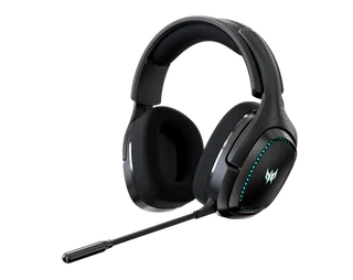 Galea 550 - Gaming Headset - Draadloos – Bluetooth/2.4Ghz - Geschikt voor PC/PS4/PS5/Xbox/Switch de Acer, Noir – jaquette 3 sur 5