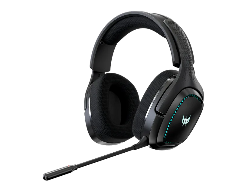 Galea 550 - Gaming Headset - Draadloos – Bluetooth/2.4Ghz - Geschikt voor PC/PS4/PS5/Xbox/Switch de Acer, Noir – jaquette 3 sur 5