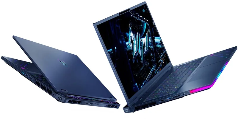 Helios 18 AI PH18-73-9682 - Gaming Laptop - 18 inch Mini LED 250Hz - Core Ultra 9 - 32GB - 3TB SSD - RTX 5080 - inclusief 3mnd PC GamePass de Acer, Noir – jaquette