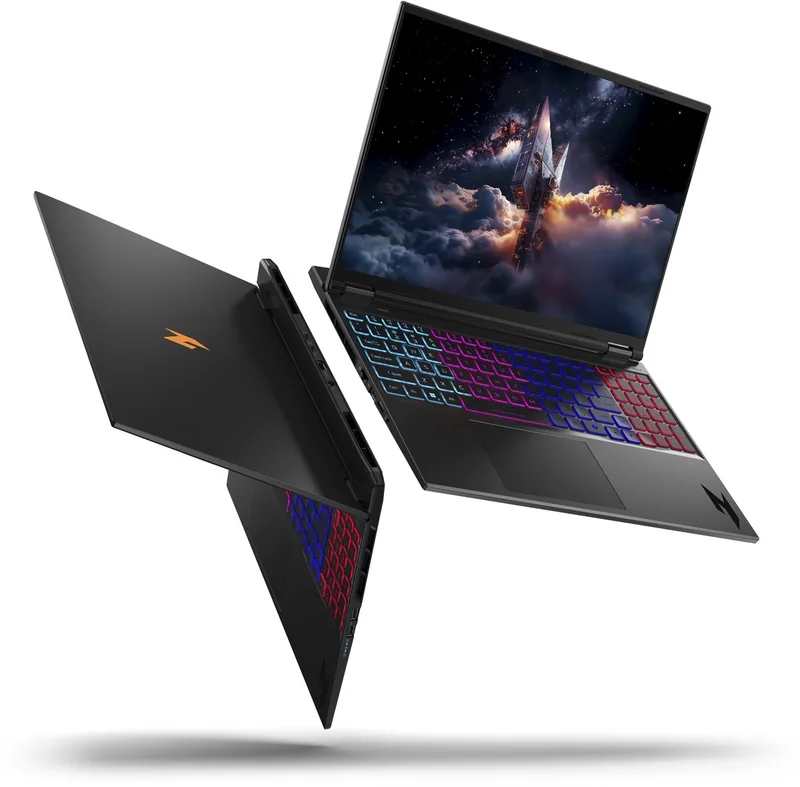 Nitro 16S AI AN16S-61-R6CU - Gaming Laptop - 16 inch 3K 180Hz - AMD Ryzen AI 7 - 16GB - 512GB SSD - RTX 5060 - Copilot+ - inclusief 3mnd PC GamePass by Acer, Black – cover
