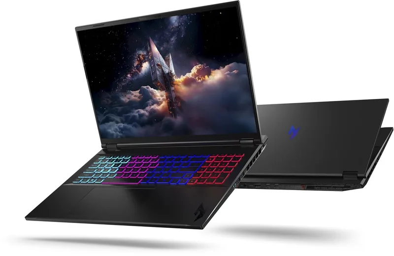 Nitro 18 AI AN18-61-R20Y - Gaming Laptop - 18 inch 165Hz - AMD Ryzen AI 7 - 32GB - 2TB SSD - RTX 5070- Copilot+ - inclusief 3mnd PC GamePass - AZERTY by Acer, Black, AZERTY – cover