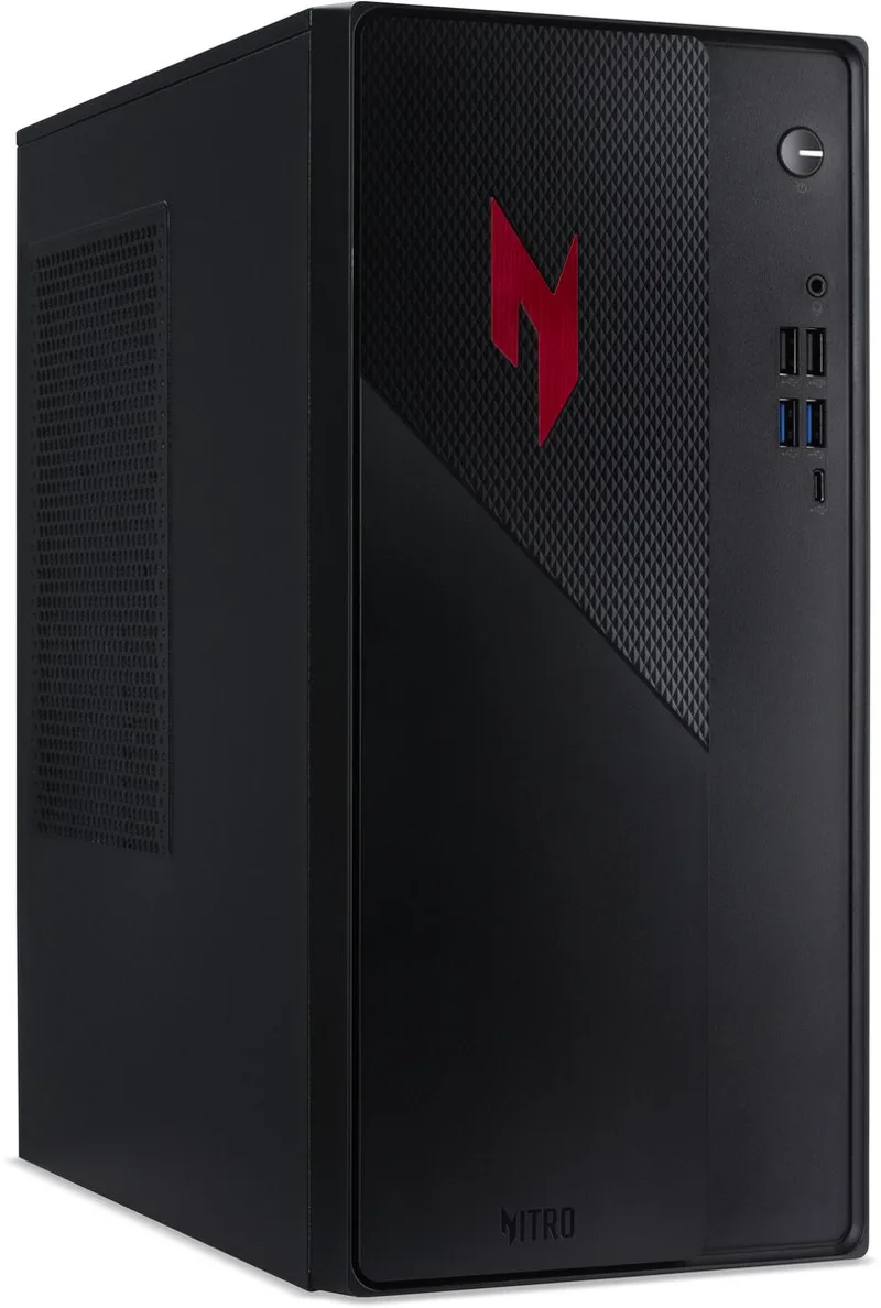 NITRO 20 N20 101 I52150 Intel Core 5 210H 16 GB DDR4-SDRAM 1 TB SSD NVIDIA GeForce RTX 5050 Windows 11 Home Desktop PC de Acer, Noir – jaquette