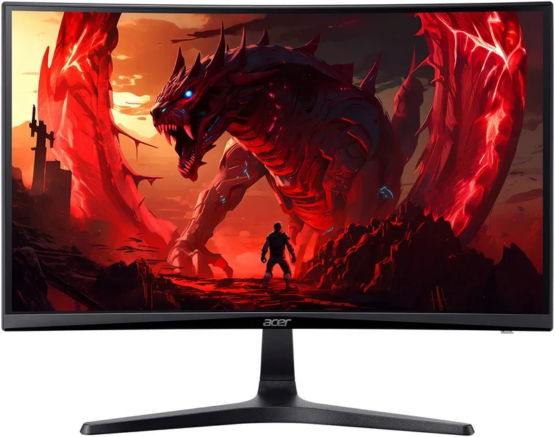 Nitro ED240QP0bi Curved-LED-Monitor (59,9 cm/23,6 ", 1920 x 1080 px, Full HD, 1 ms Reaktionszeit, 144 Hz, VA LED) de Acer, Noir – jaquette