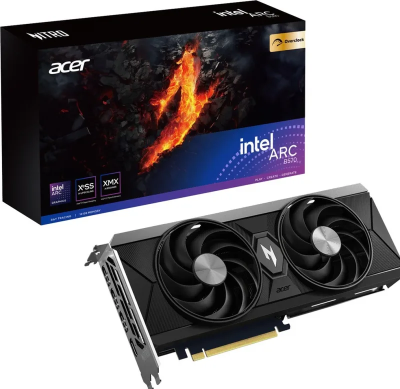 Nitro Intel Arc B570 OC - Videokaart van Acer – cover
