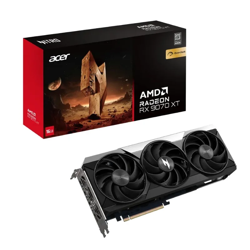 Nitro Radeon RX 9070 XT - Videokaart by Acer – cover