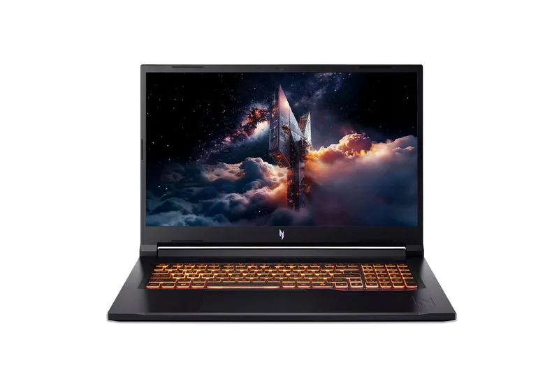 Nitro V17 AI - 17,3" Full-HD - AMD Ryzen 7 260 - GeForce RTX 5060 Gaming-Notebook (43,95 cm/17,3 Zoll, AMD Ryzen™ 7 260, GeForce RTX™ 5060, 8 GB, 250 GB SSD) van Acer, Zwart – cover