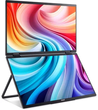 PD163QT - Opvouwbaar Portable Dual Screen Monitor - 15.6 inch - Touchscreen - 60Hz van Acer, Zawrt – cover 1 van 4
