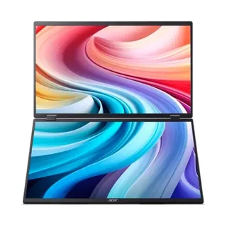 PD193QE - Dual Portable Monitor - 18,5 de Acer, Gris – jaquette 4 sur 4